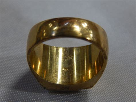 mens ring stamped  untested unverified big valley auction