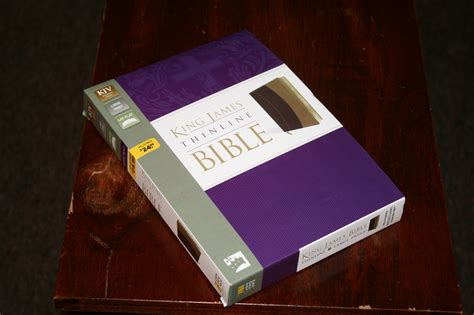 zondervan thinline large print kjv review bible buying guide