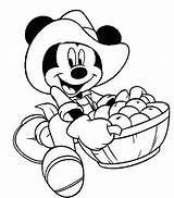 Coloring Pages Thanksgiving Disney Mickey Printable Mouse Apples 52ed Brings Fall Cartoon Giving Thanks Getdrawings Characters Print Choose Board Color sketch template
