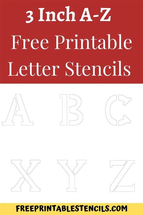 printable   letter stencils   letter stencils stencils
