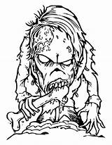 Coloring Monster Scary Pages Monsters Bone Eater Creepy Drawing Spooky Color Printable Print Getcolorings Getdrawings Sheets Adult sketch template
