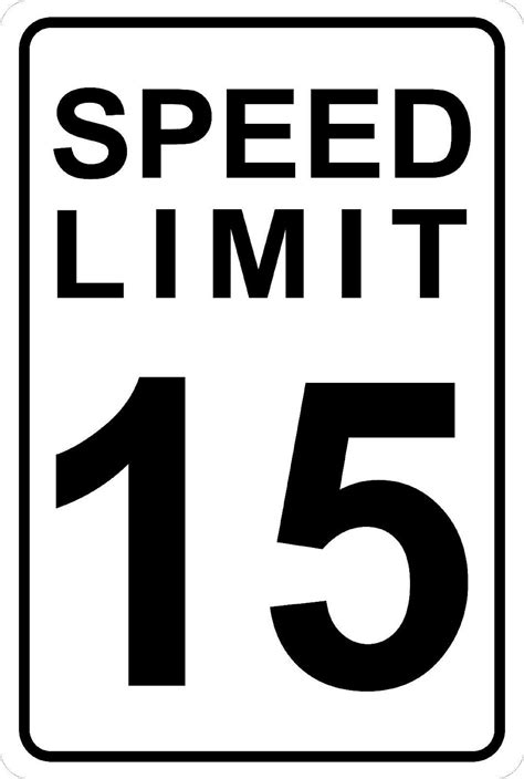 speed limit  mph aluminum sign    etsy
