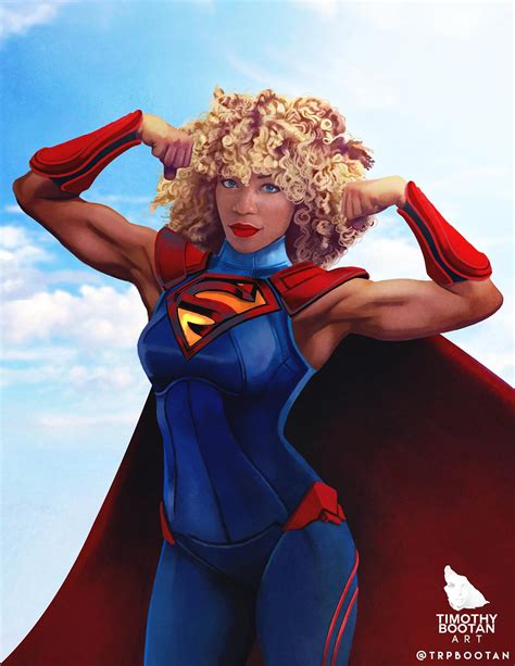fan art    supergirl painting wanted  share