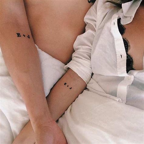 10 cute couple tattoos die ihr herz erwärmen