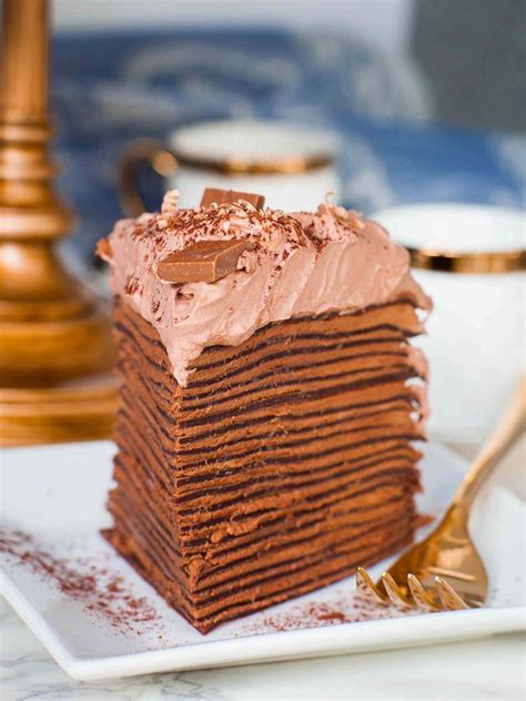 triple chocolate crepe cake recipe video tatyanas everyday food