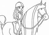 Horseland Sunburst Cavalo sketch template