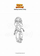 Subway Surfers Tricky Colorare Supercolored Disegni sketch template
