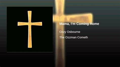 Mama Im Coming Home Im Coming Home Ozzy Osbourne Bark At The Moon