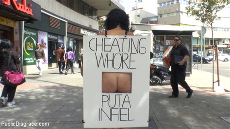 Cheating Wife S Big Hot Ass Shamed Fully Naked In Public Display Kink