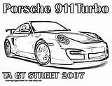 Coloring Porsche Car Pages 911 Color Gt Street Ta 2007 Cars Popular Print Coloringhome sketch template