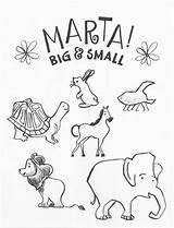 Small Big Coloring Marta Digital Item Template Freelibrary sketch template
