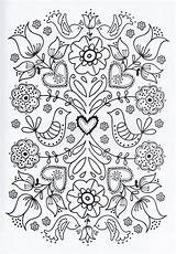 Flower Mandalas Coloriages Malvorlagen Printables Bordado Flamingo Folk Informacionimagenes Nützliche Niños Muttertag Armida Dementia Frise Erwachsene Mexikanische Muster Leerlo Visitar sketch template