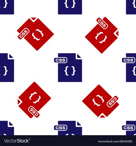 blue  red css file document  css vector image