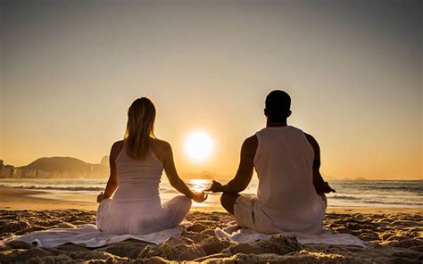 couple yoga or meditation shanti maurice spa