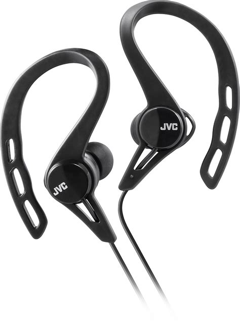 jvc wired ear clip  earbud headphones black haecxb  buy