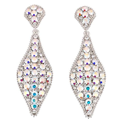swarovski crystal beauty pageant swarovski crystal ab crystal earrings gemini jewellery