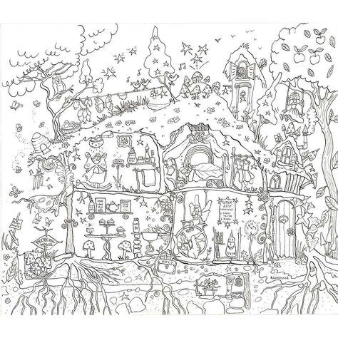 fairy houses coloring pages google search coloring pictures