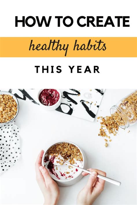 create healthy habits  year health wellbeing