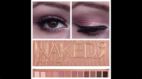 Urban Decay Naked 3 Tutorial Rose Gold Youtube