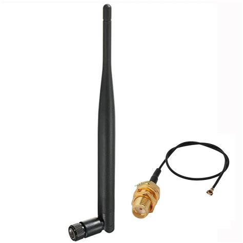 2pcs 2 4ghz 5dbi Wifi Antenna Sma Male Omni Directional Sma Connector 2