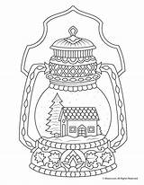 Coloring Pages Snow Christmas Globe Adult Printable Adults Winter Sheets Color Print Kids Colouring Beautiful Activities Woojr Gingerbread Woo Jr sketch template