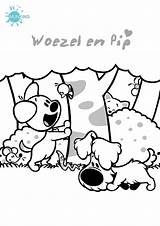 Pip Woezel Spelen Ausmalbild Kleurplatenenzo Maak Kleuren sketch template