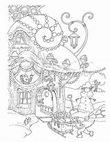 Colorear Coloriages Adulte Magique Navidad Relieving Páginas sketch template
