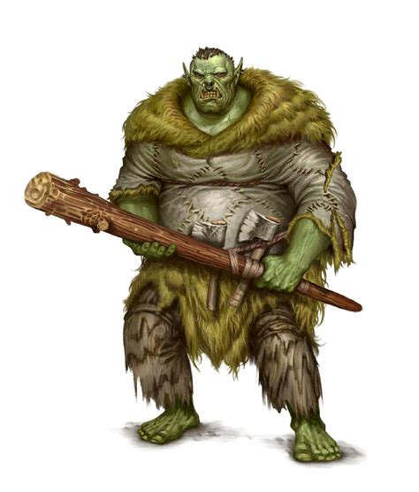 Male Orc Big Fighter Lord Nar Pathfinder 2e Pfrpg Dnd