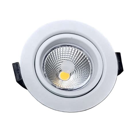 Spot Led 10w Bbc Rt2012 Orientable Dimmable 220v Extraplat Blanc