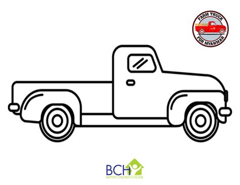 farm truck coloring pages