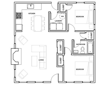 cottage  bed  bath  custom house plans  blueprints etsy