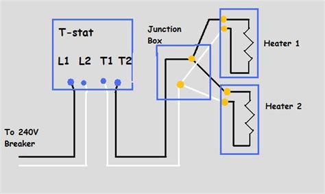 electric baseboard heat wiring diagram diy home improvement forum