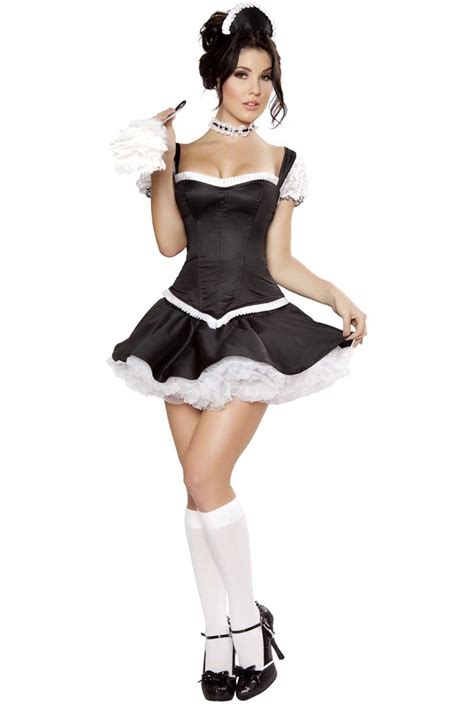 sexy adult costumes free shipping flirty fifi french maid costume