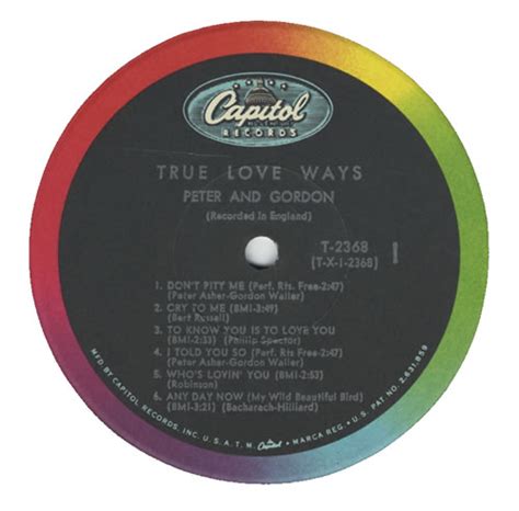 peter gordon true love ways  vinyl lp album lp record