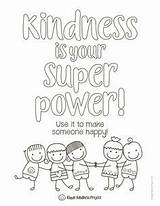 Coloring Kindness Awareness Disability Teachers sketch template