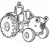 Pages Tractor Coloring Print Johnny sketch template