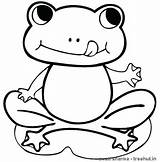 Coloring Frog Pages Frogs Cute Printable Print Colouring Kids Drawing Tree Online Easy Color Animal Hungry Clipartmag Set Froglet Cartoon sketch template