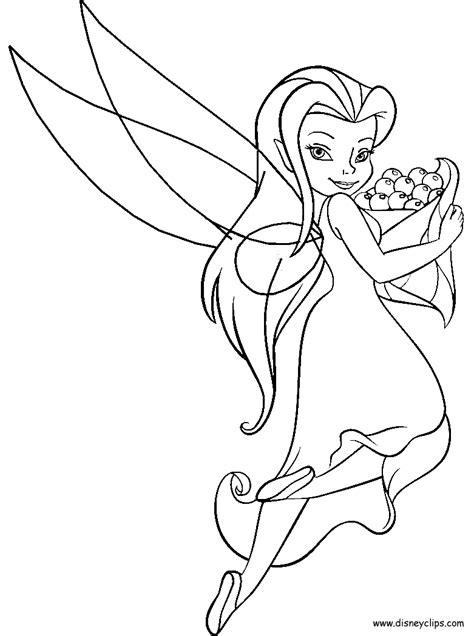disney fairy rosetta coloring pages coloring pages