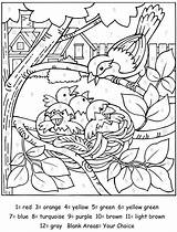 Color Number Coloring Pages Numbers Spring Dover Publications Backyard Adults Adult Fall Doverpublications Books Welcome Paint Printable Sheets Kids Sample sketch template