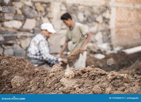 detail  men working  construction stock image image  concret heavy