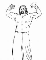 Wwe Wrestling Coloring Pages Wrestlers Kids sketch template