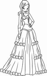 Roxy Winx Colorea Princesse Musa Stampare sketch template