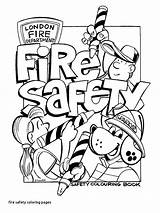 Coloring Safety Fire Pages Prevention Colouring Drawing House Printable Signs Burning Color Department Summer Print Crime Scene Kids Sheets Clipart sketch template