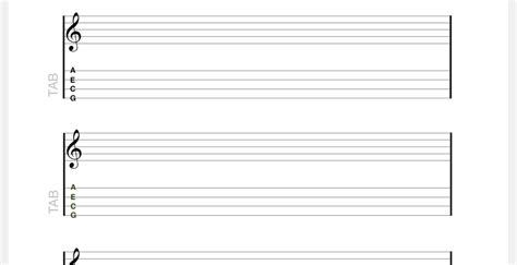 blank tab ukulele tab tablature