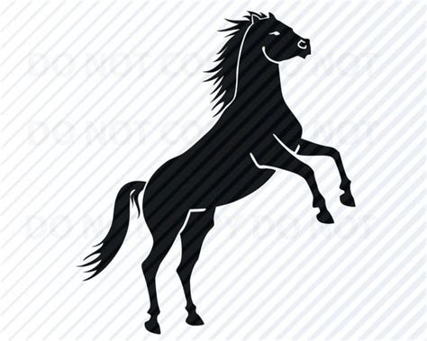 horse  svg files clipart clip art silhouette vector images etsy