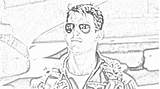 Gun Coloring Pages Maverick Tom Cruise Downloadable Filminspector sketch template