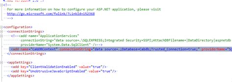 web configuration connection string setting in asp mvc 3 using