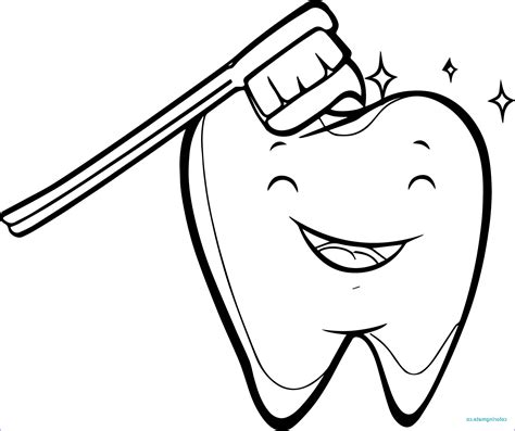 tooth coloring page   gmbarco