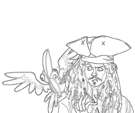 jack sparrow coloring pages  getcoloringscom  printable