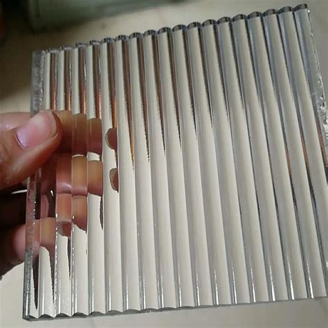 source mm mm fluted glass panel ribbed glass panel  sale ribbed